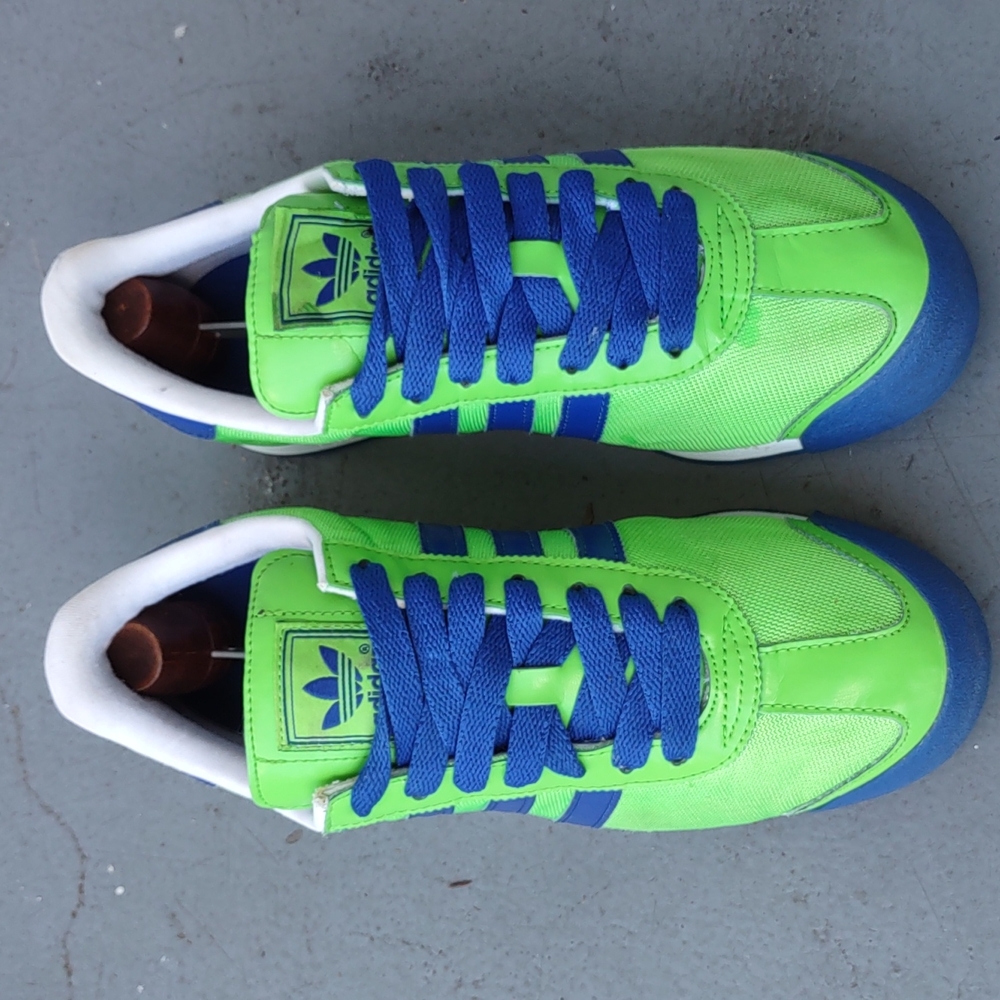Adidas Men's Samoa Green Athletic Shoes/Sneakers - Picture 3 of 16